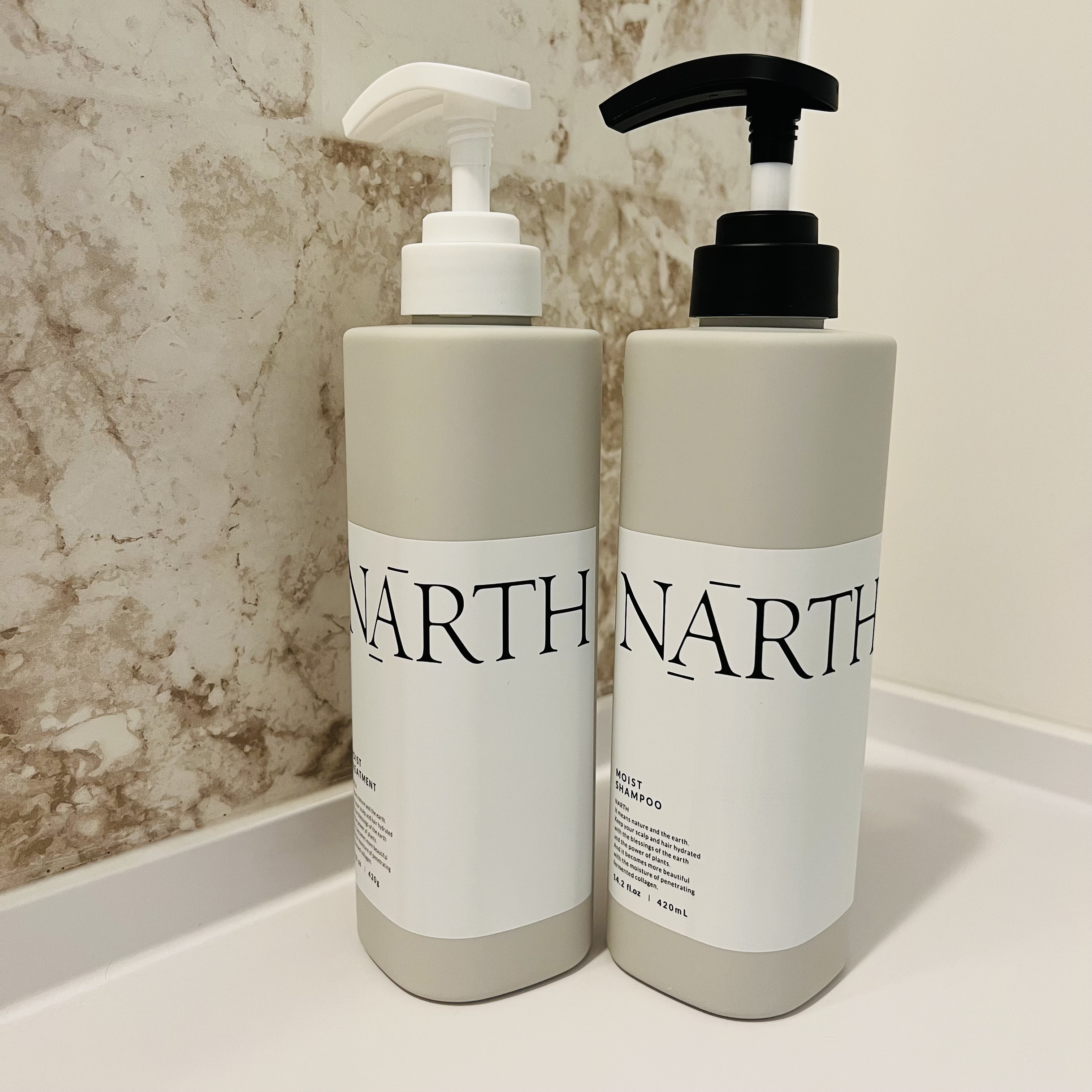 モイスト&リペアシャンプー／トリートメント/NARTH/市販シャンプーを使ったクチコミ（1枚目）