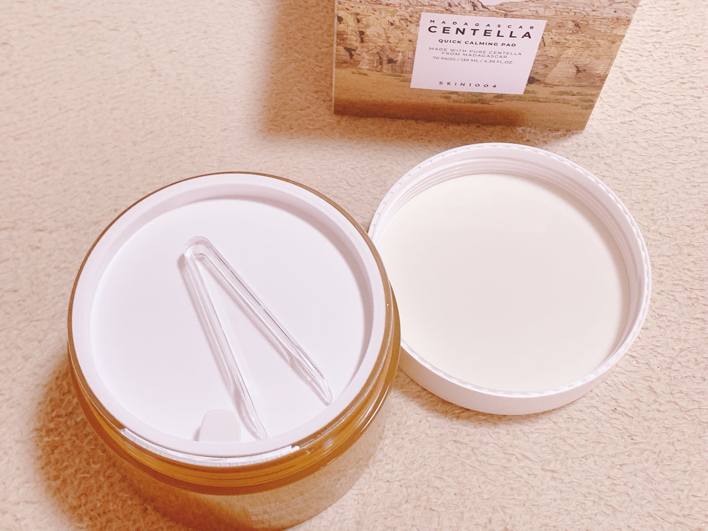 センテラ クイックカーミングパッド/SKIN1004/トナーパッドを使ったクチコミ(4枚目)