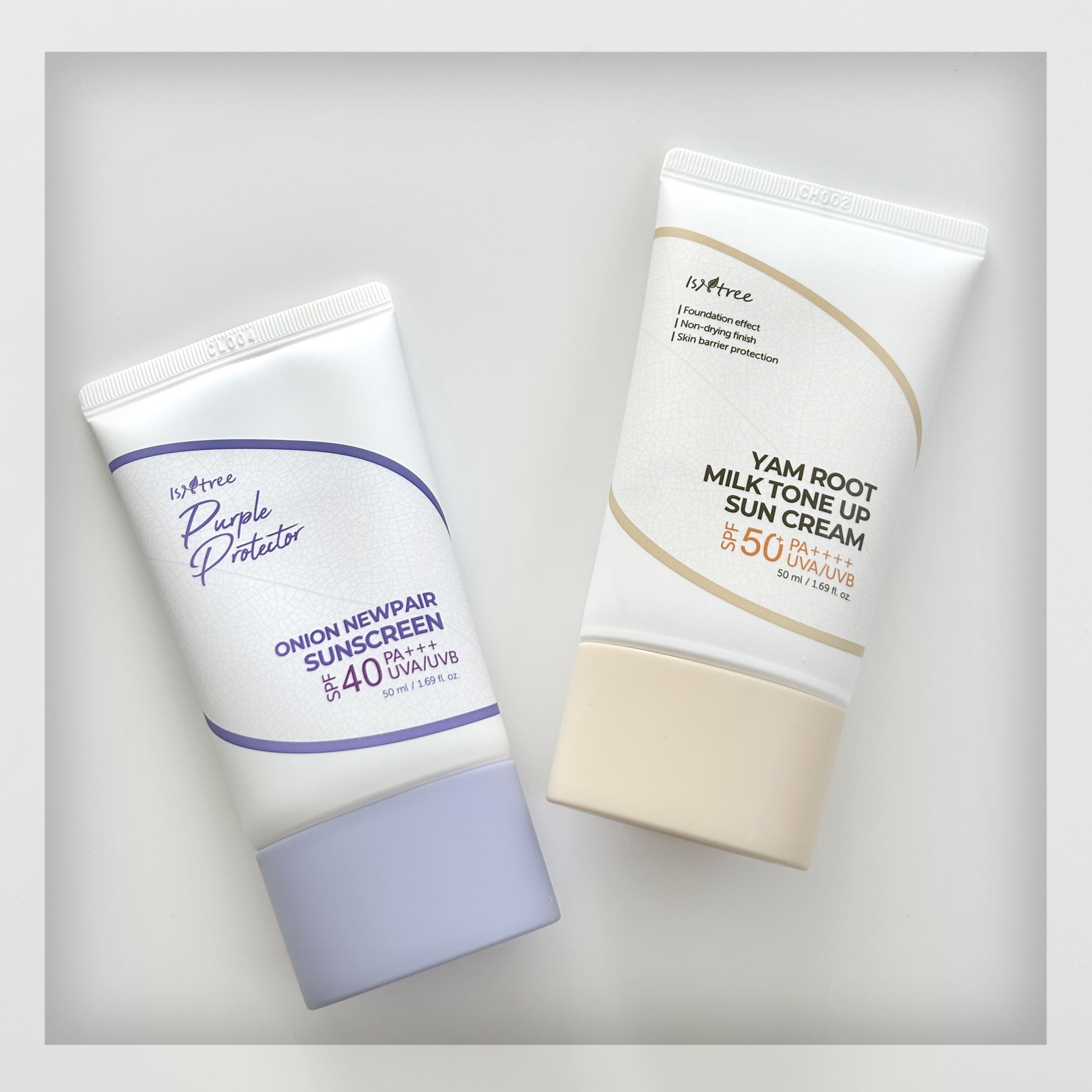 ヤマイモ ミルク トーンアップ UVクリーム/Isntree/日焼け止めクリームを使ったクチコミ（1枚目）