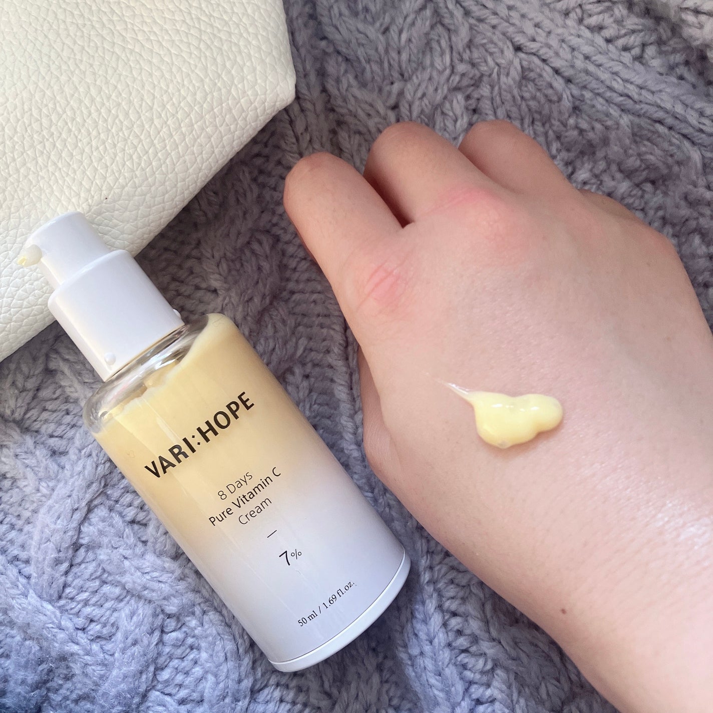8デイズ ピュアビタミンCクリーム/VARI:HOPE/フェイスクリームを使ったクチコミ(1枚目)