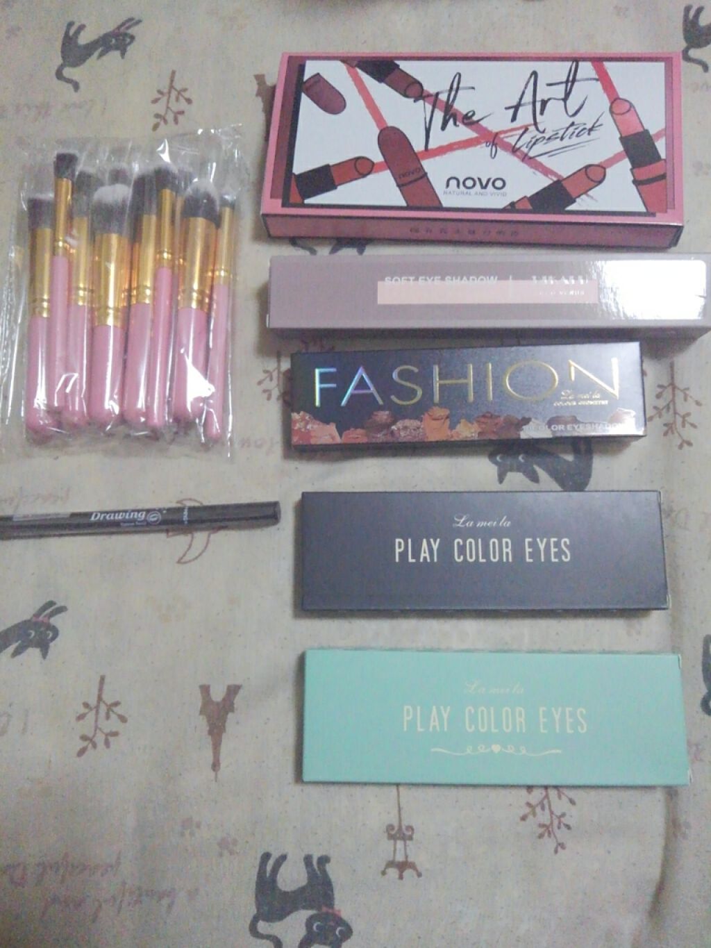 Qoo10 福袋/Qoo10/メイクアップキットを使ったクチコミ(1枚目)