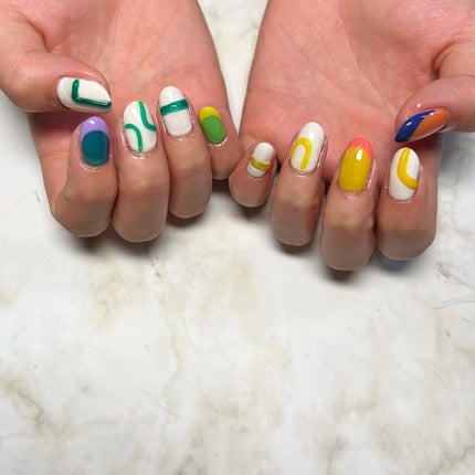 cst on LIPS 「#おもちゃネイル#個性派ネイル#夏色#toy#ネイル好きな人と..」(5枚目)