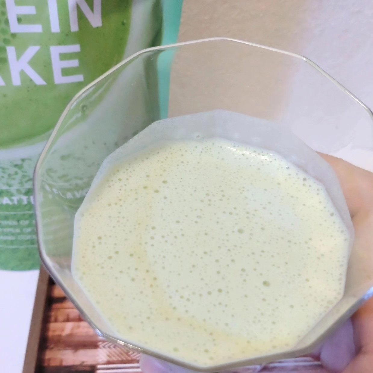 プロテインシェイク 抹茶ラテ/BAMBI WATER/その他プロテインを使ったクチコミ（3枚目）