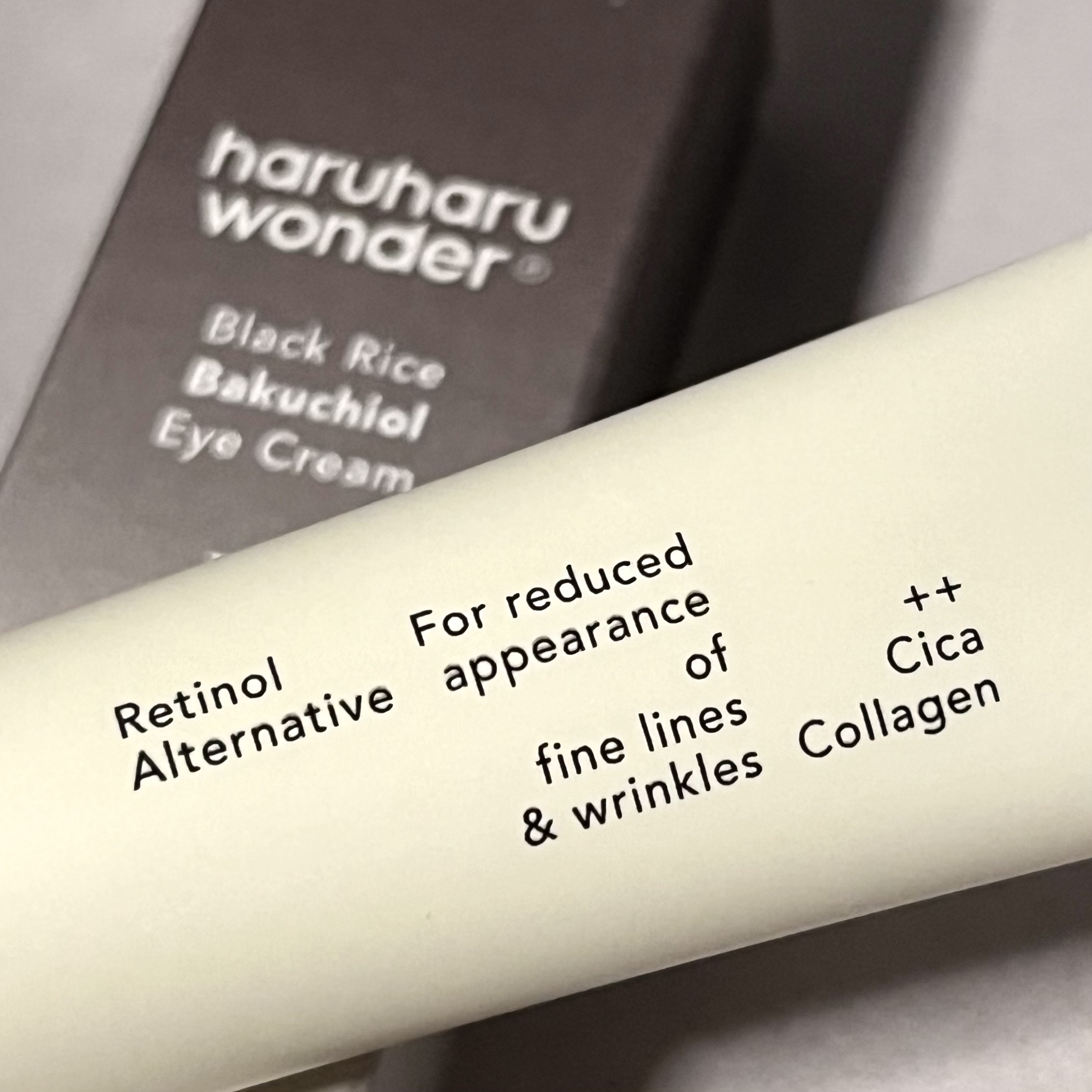 haruharu wonder ブラックライスバクチオールアイクリームのクチコミ「バクチオール×発酵黒米🌾様々な目元悩みに🖤
━━━━━━━━━━━━━━━
haruharu .....」（1枚目）