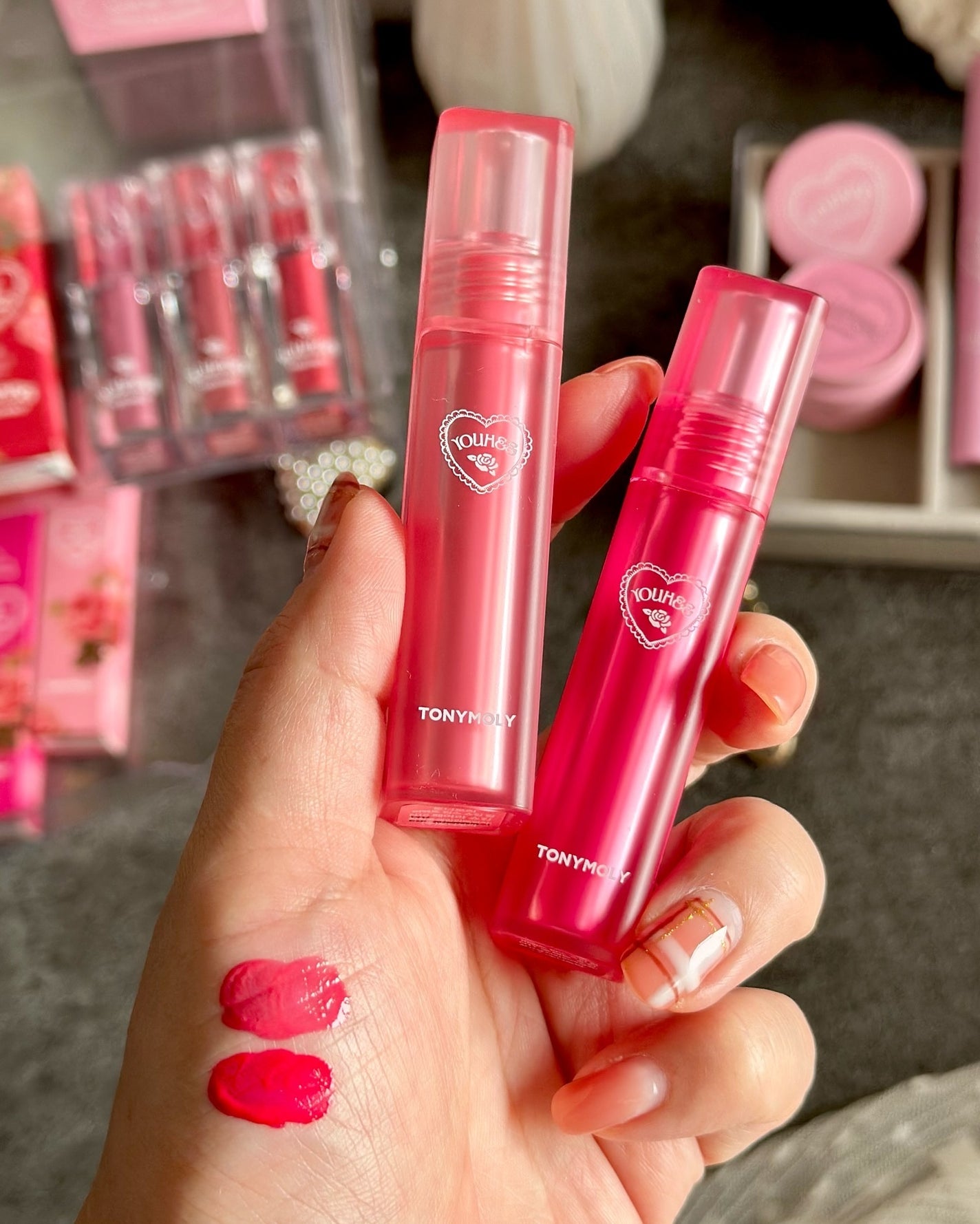 ゲットイットティント ウォーターフルバター/TONYMOLY/リップティントを使ったクチコミ(6枚目)