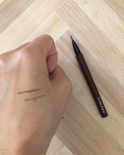 エーメイク マットリキッドアイライナー /A/mAke/リキッドアイライナーを使ったクチコミ(5枚目)