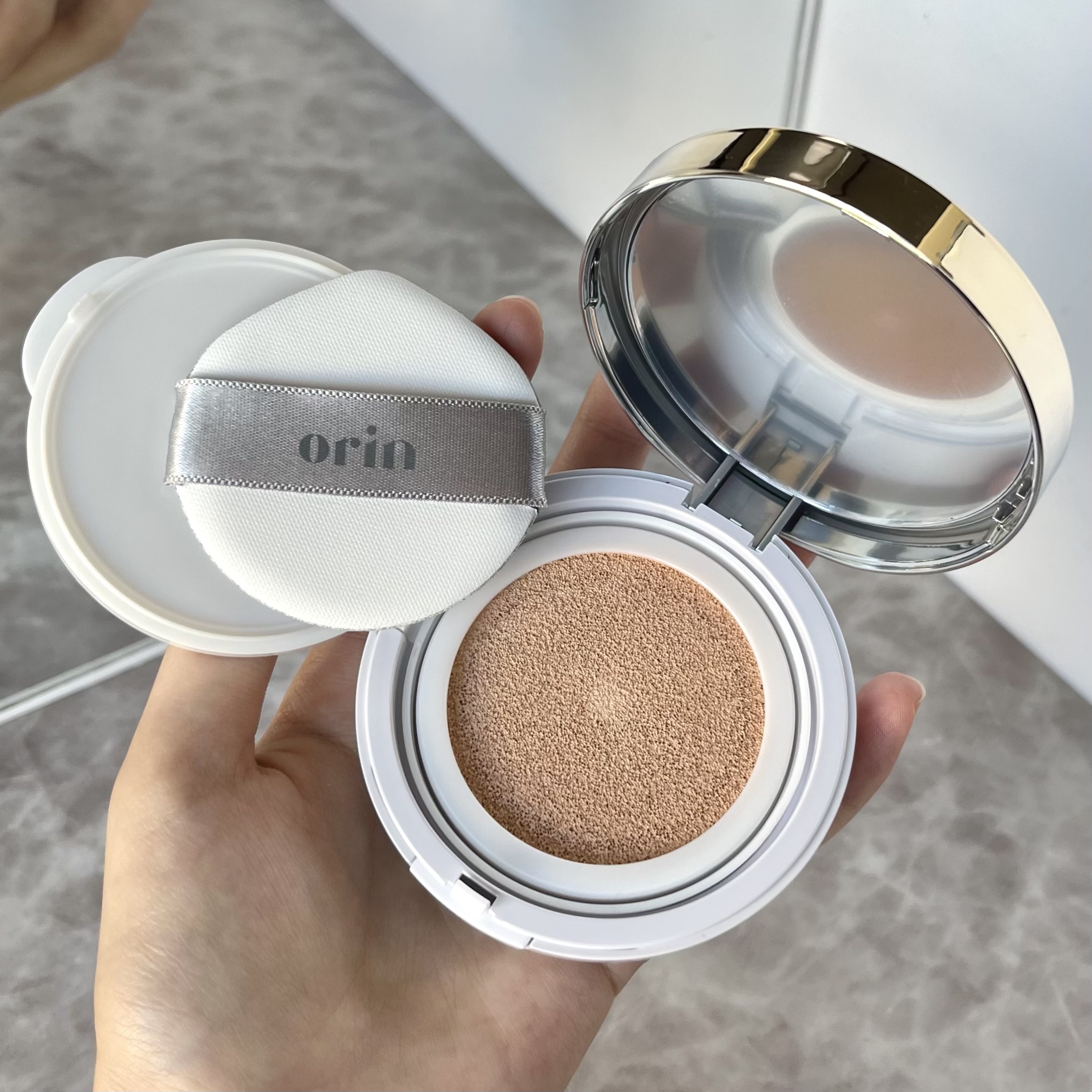 Glow High Cover Cushion/orin/クッションファンデーションを使ったクチコミ（1枚目）