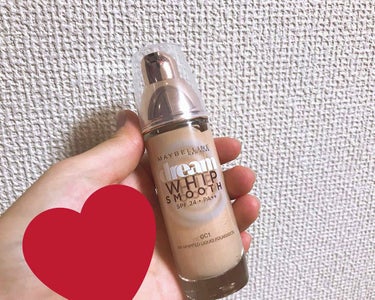 ドリームホイップ スムース リキッド/MAYBELLINE NEW YORK/リキッドファンデーションを使ったクチコミ（1枚目）