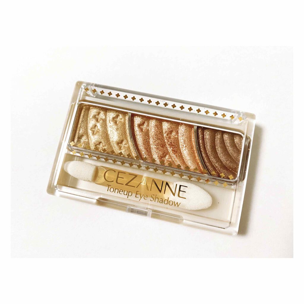 トーンアップアイシャドウ/CEZANNE/アイシャドウパレットを使ったクチコミ(1枚目)