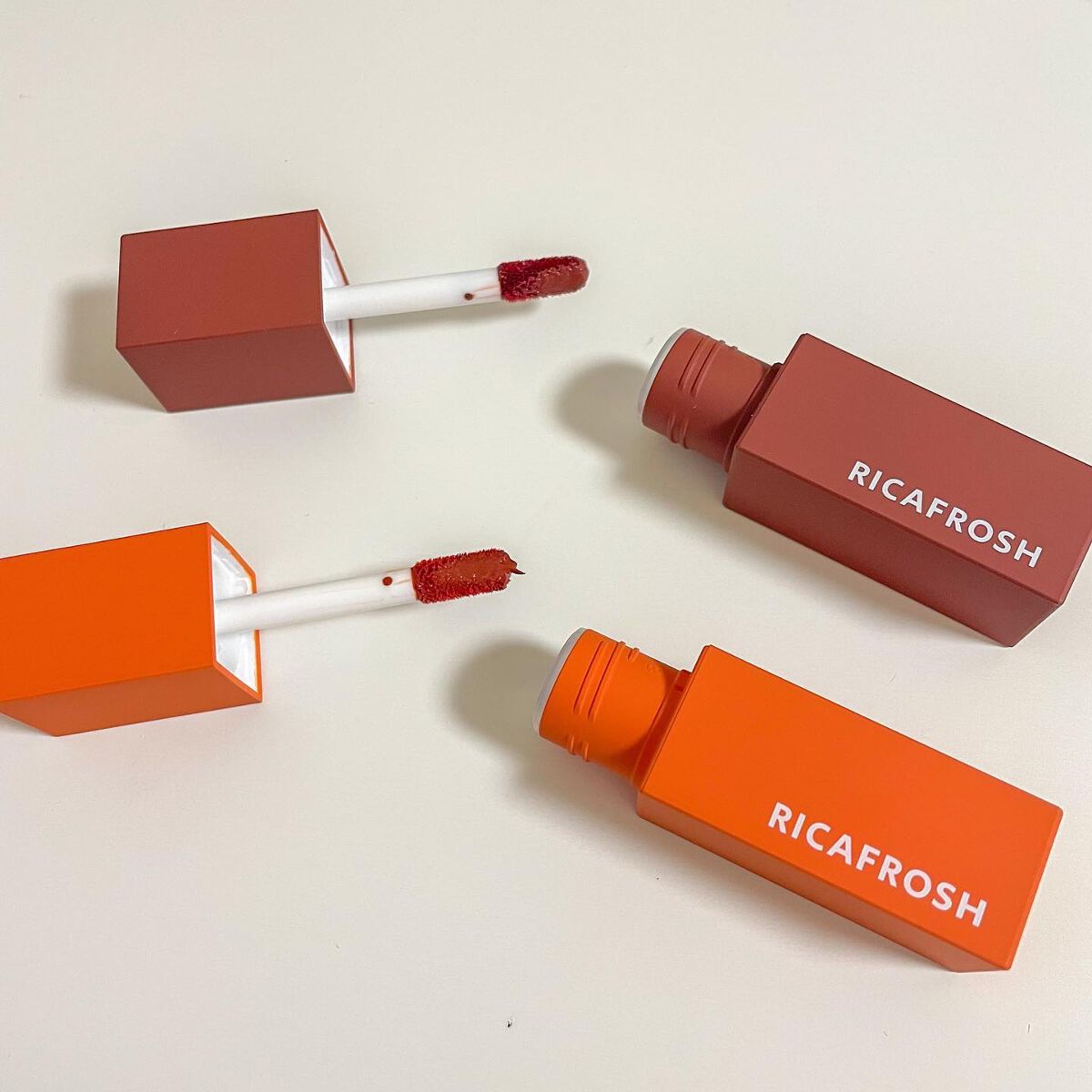 a m u on LIPS 「一度でも綺麗!重ねても綺麗!質感が楽しめる口紅🤍【RICAFR..」(5枚目)