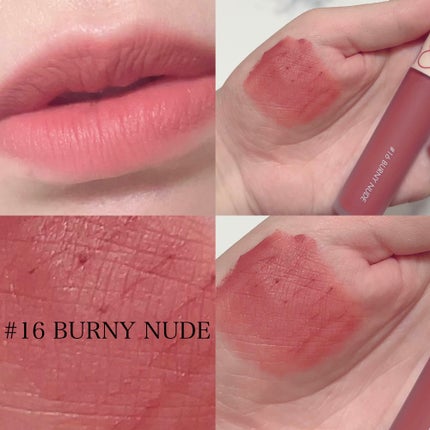 ゼロベルベットティント/rom&nd/リップティントを使ったクチコミ(2枚目)