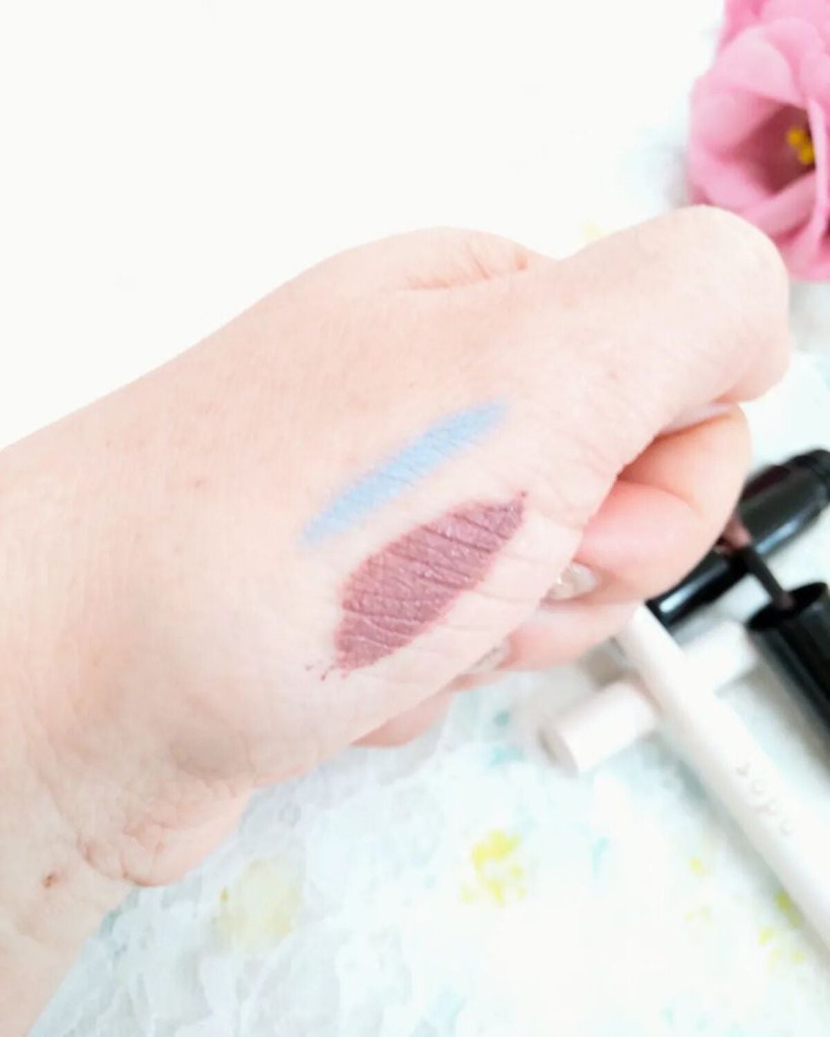 カラーマスカラ/sopo/マスカラを使ったクチコミ(5枚目)