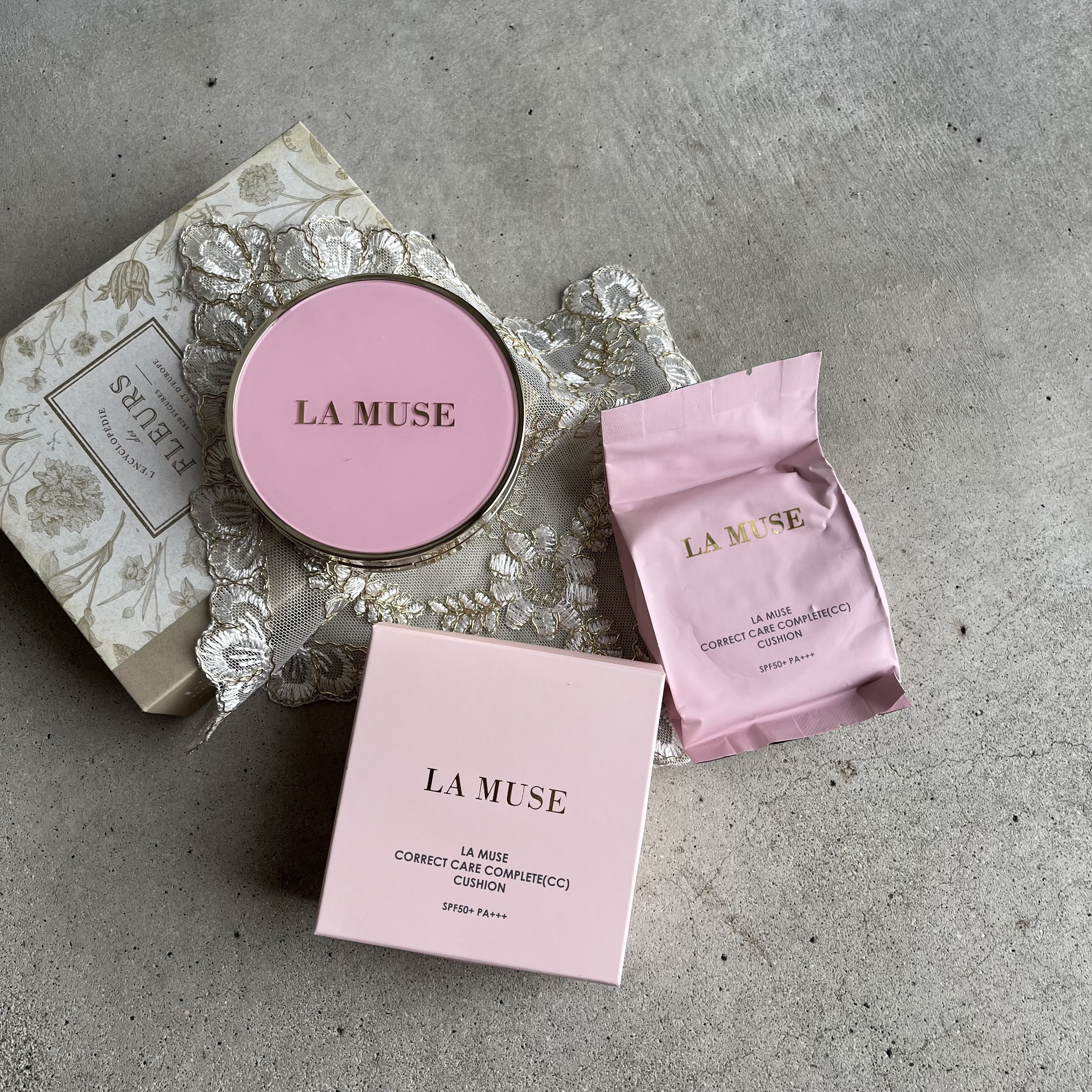 CORRECT CARE COMPLETE CC CUSHION/ラミューズ/クッションファンデーションを使ったクチコミ（1枚目）