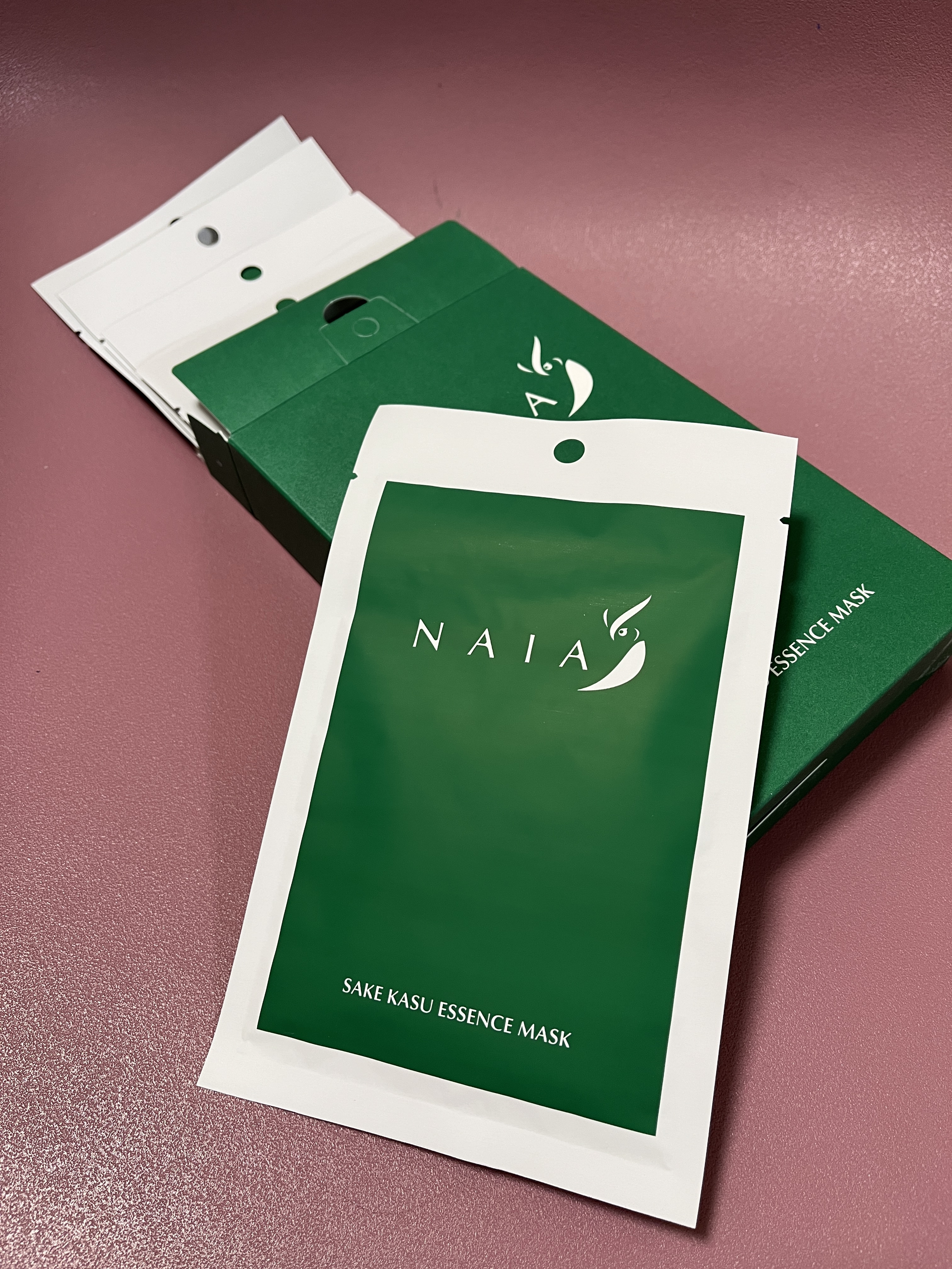 酒粕フェイスマスク 7枚入り（個包装）/NAIA/シートマスク・パックを使ったクチコミ（2枚目）