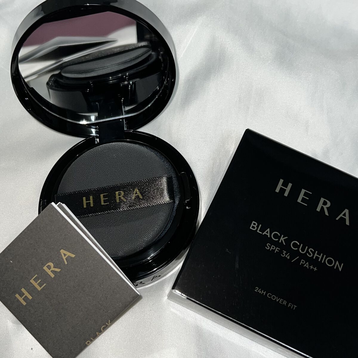 ブラック クッション/HERA/クッションファンデーションを使ったクチコミ（2枚目）