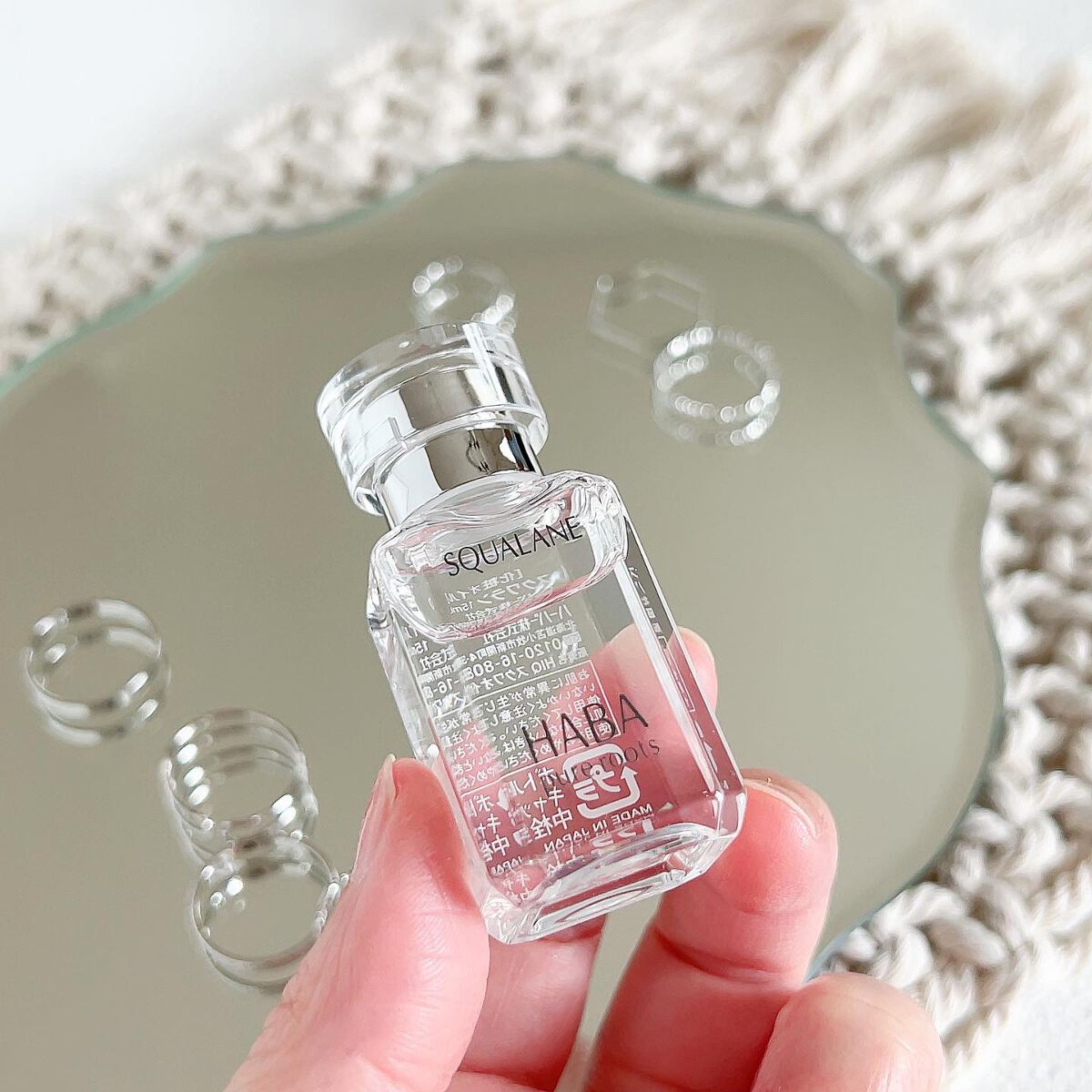 高品位「スクワラン」/HABA/フェイスオイルを使ったクチコミ（2枚目）