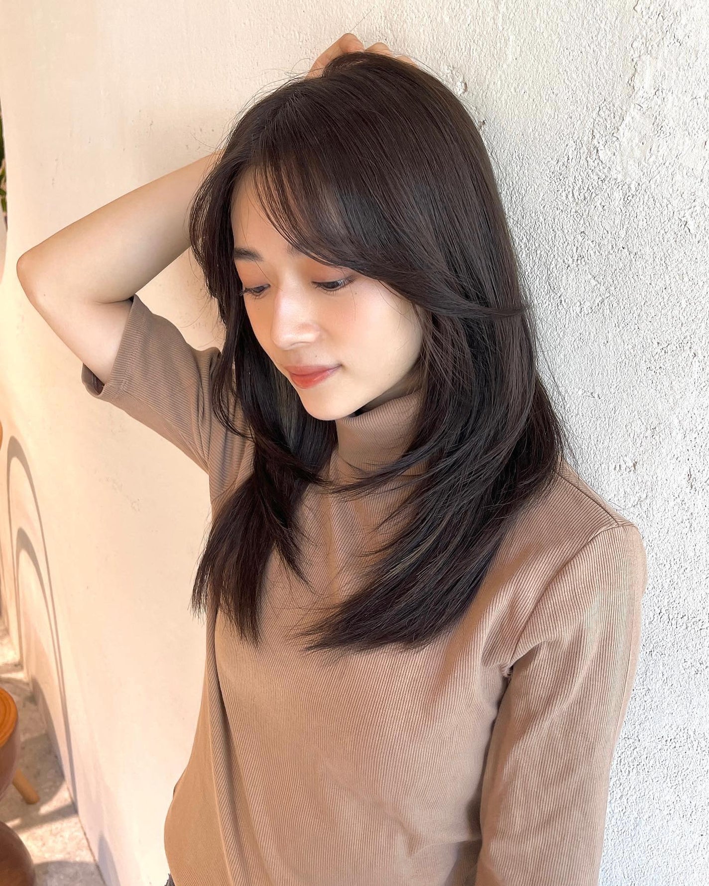 HARUNA on LIPS 「さらっとスタイリングできる!レイヤースタイルです🩷#レイヤーカ..」(3枚目)