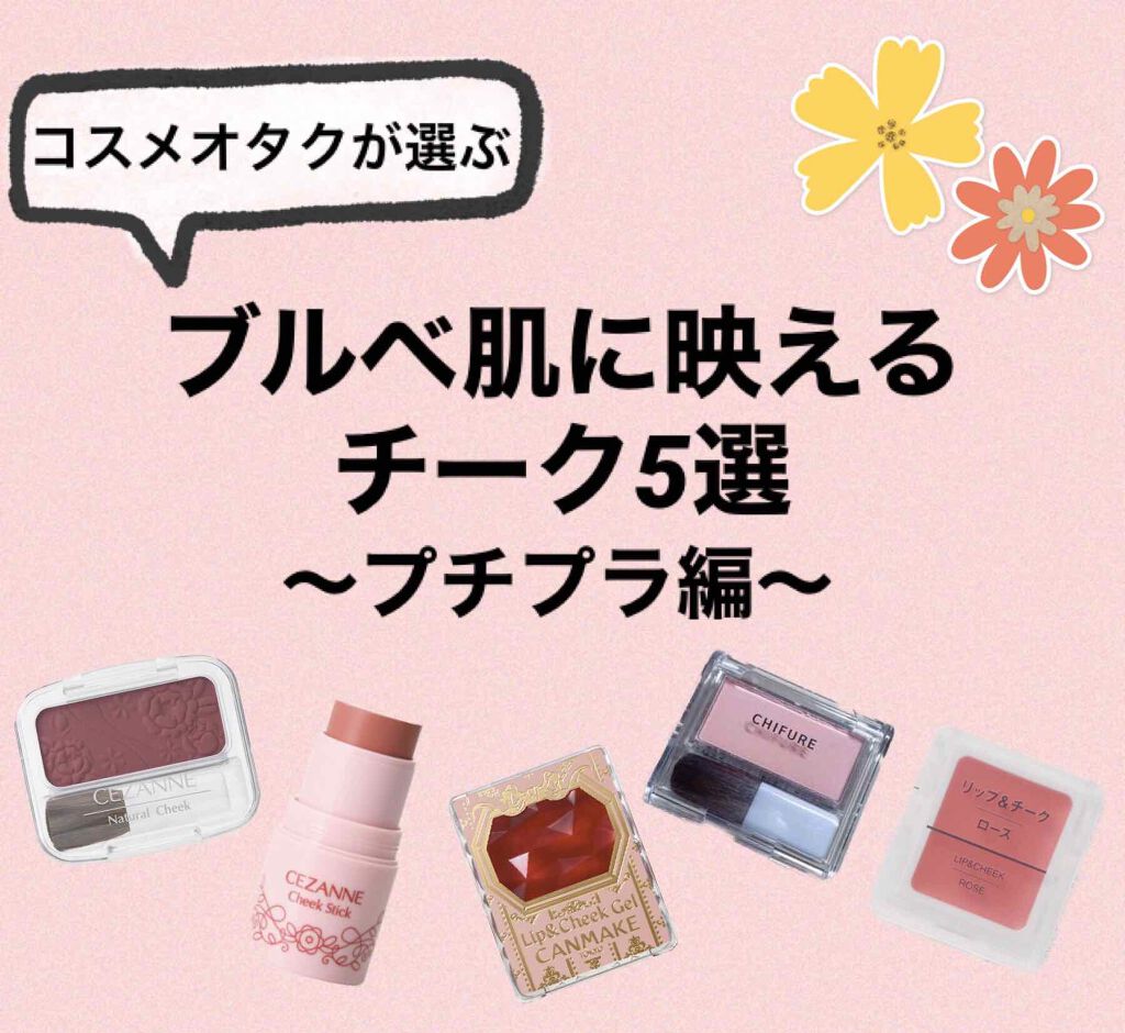 リップ&チーク ジェル/キャンメイク/ジェル・クリームチークを使ったクチコミ(1枚目)