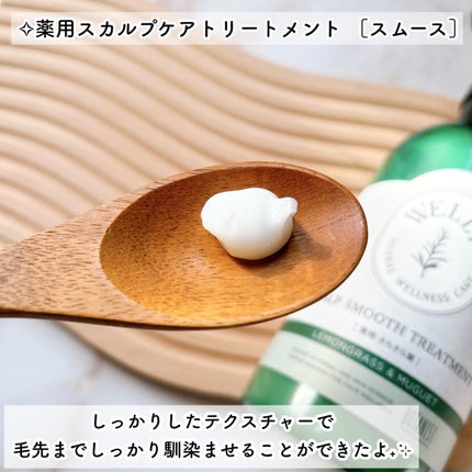 薬用スカルプケアシャンプー/トリートメント スムース/WELLP/市販シャンプーを使ったクチコミ(6枚目)