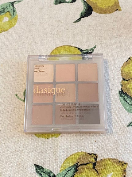 シャドウパレット/dasique/アイシャドウパレットを使ったクチコミ(1枚目)