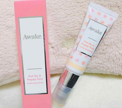 プットオンアハッピーフェイス ティンティド モイスチュアライザー/Awake/CCクリームを使ったクチコミ(1枚目)