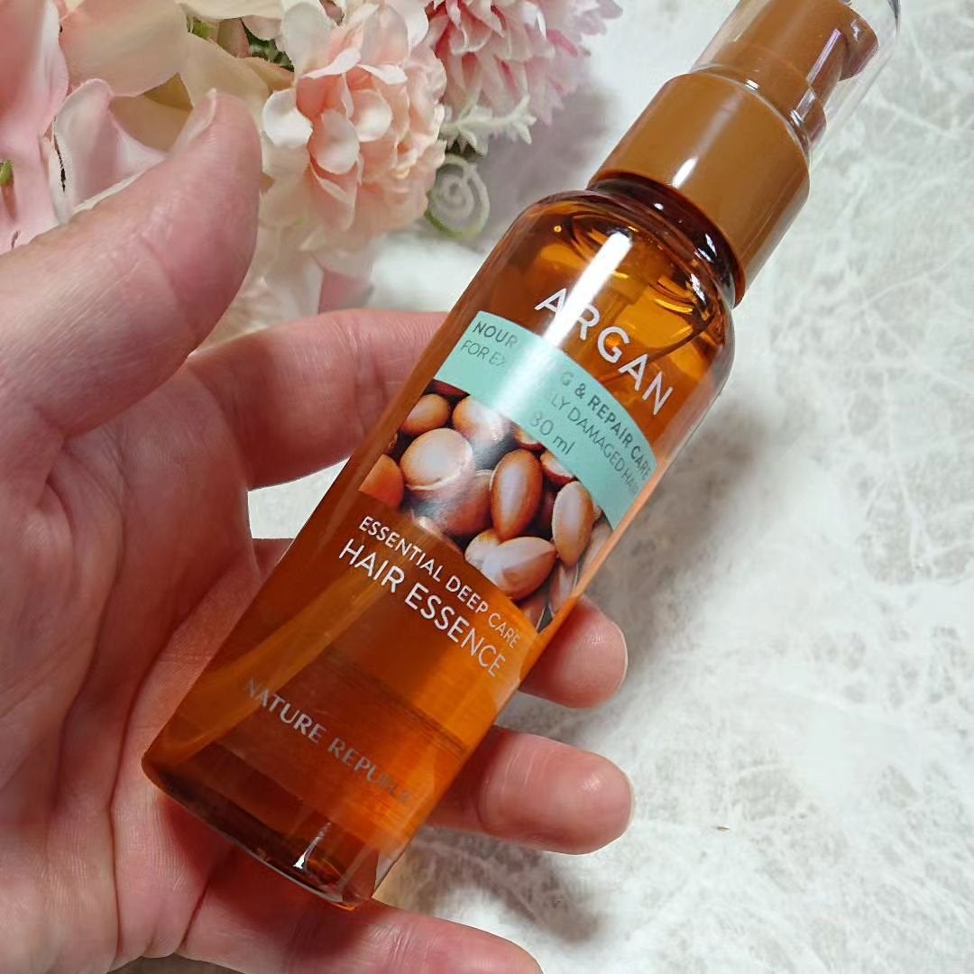 アルガンエッセンシャル ヘアオイル/ネイチャーリパブリック/ヘアオイルを使ったクチコミ(3枚目)