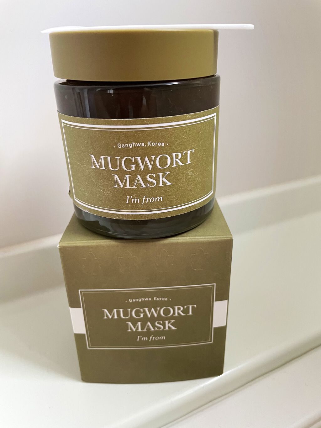 ◇I'm from Mugwort Mask   スパチュラ付き

🌿洗い流す ヨモギマスクです🌿
荒れた肌を鎮静 整えてくれるスペシャルマスク

週１回～2回
洗顔後タオルドライした肌に厚めにのせ 
5〜10分おき 流すだけです

結