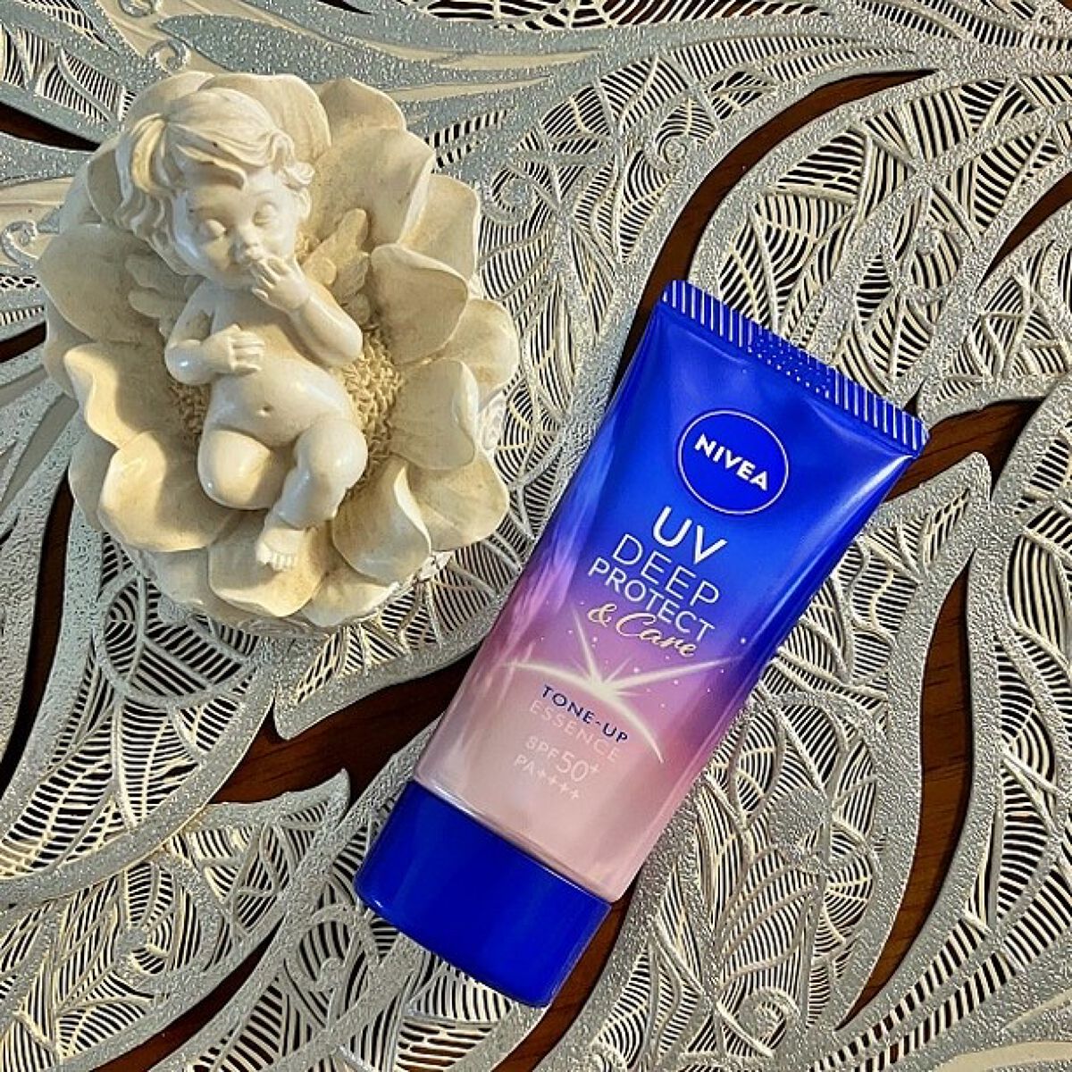 ニベアUV ディープ プロテクト&ケア トーンアップ エッセンス/ニベア/日焼け止めローションを使ったクチコミ(1枚目)