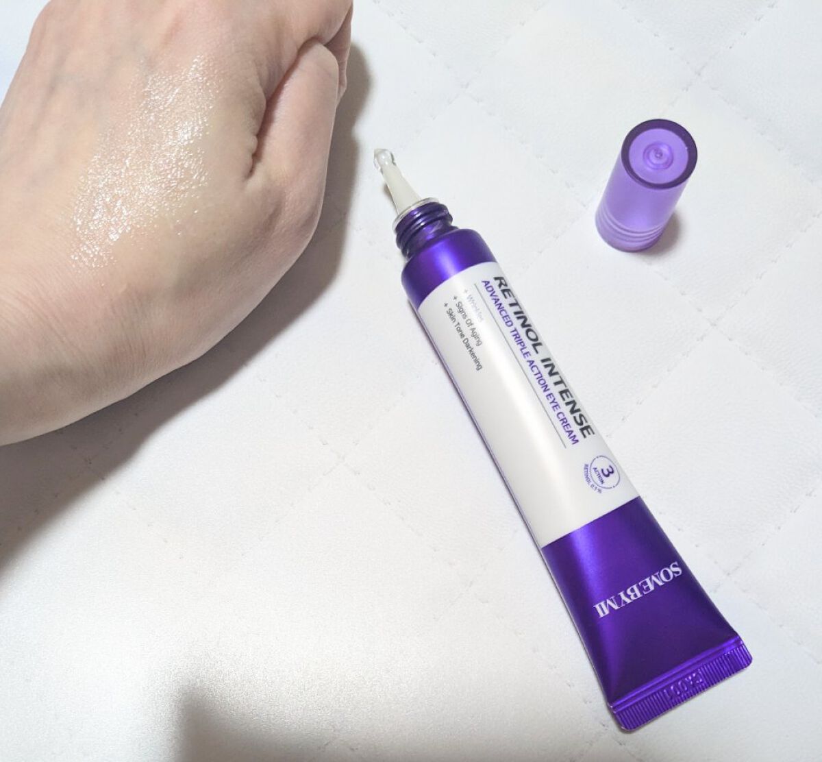 レチノールインテンシブ アドバンスドトリプルアクションアイクリーム/SOME BY MI/アイケア・アイクリームを使ったクチコミ（3枚目）