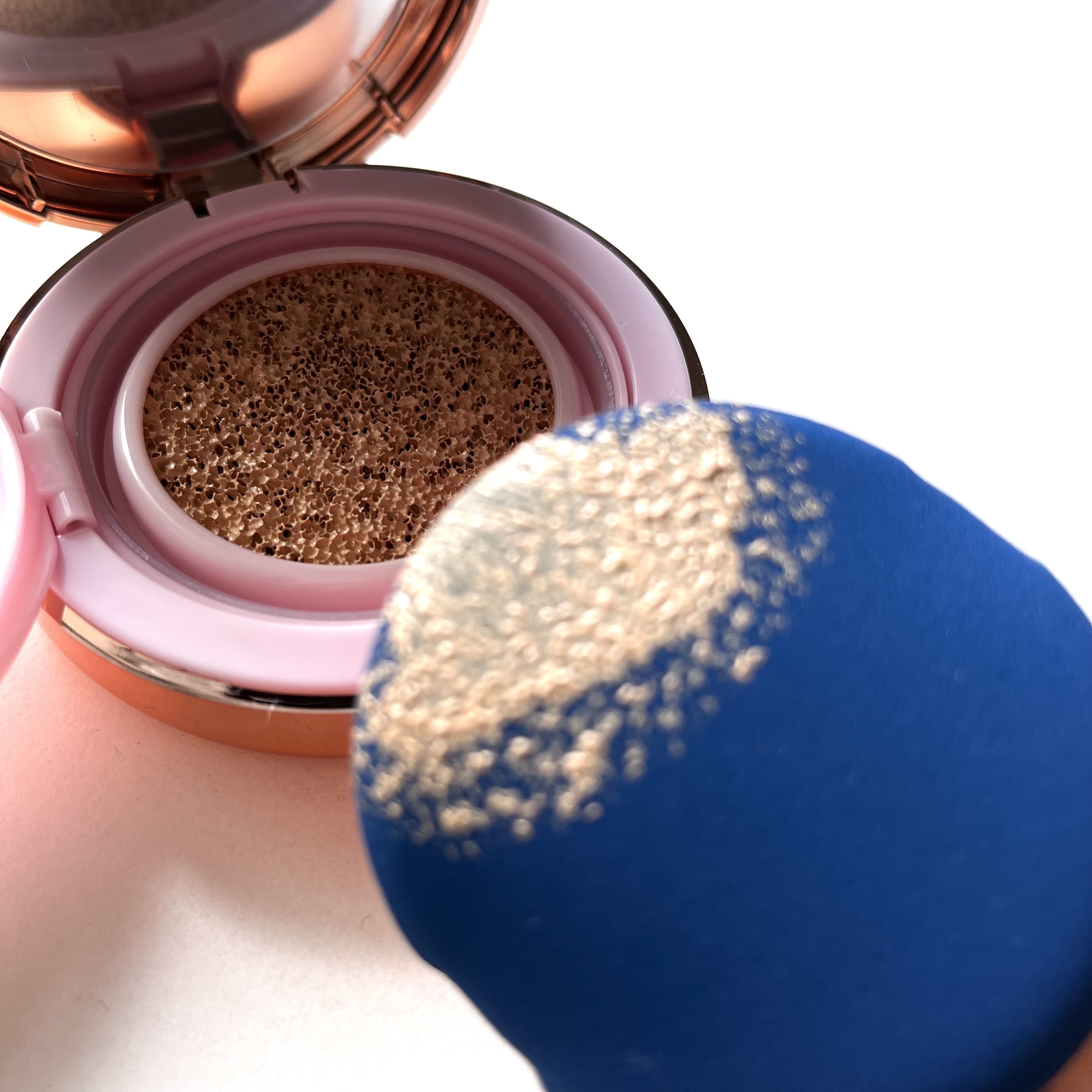 ピンクティーツリーカバープライマークッション/APLIN/クッションファンデーションを使ったクチコミ（3枚目）