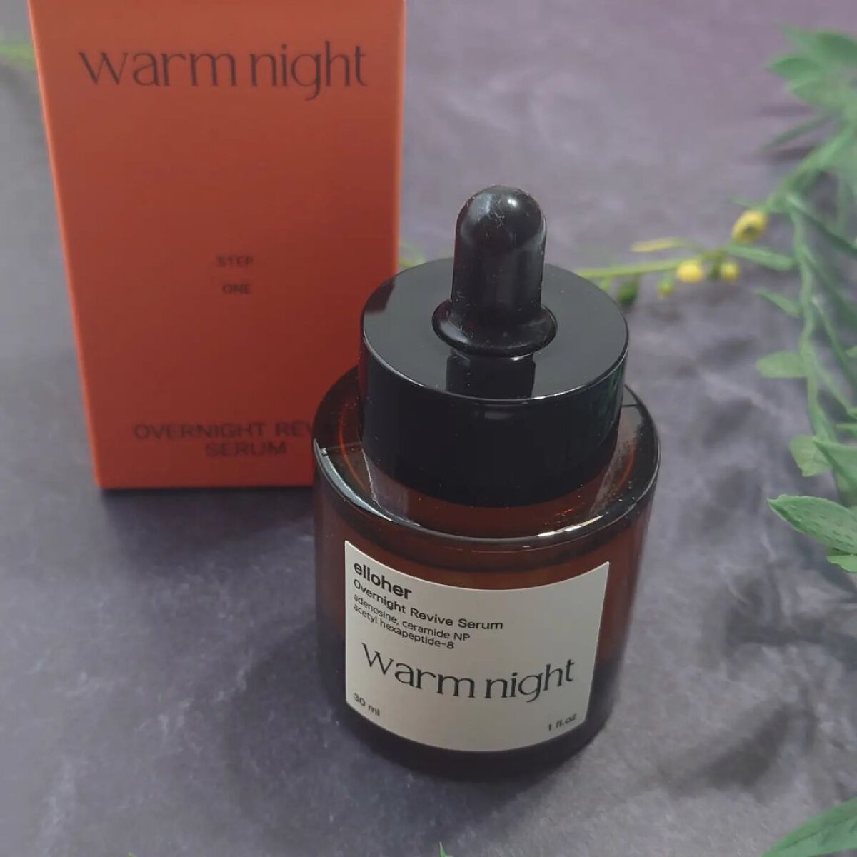 ウォームナイト - Overnight Revive Serum/elloher/美容液を使ったクチコミ（2枚目）