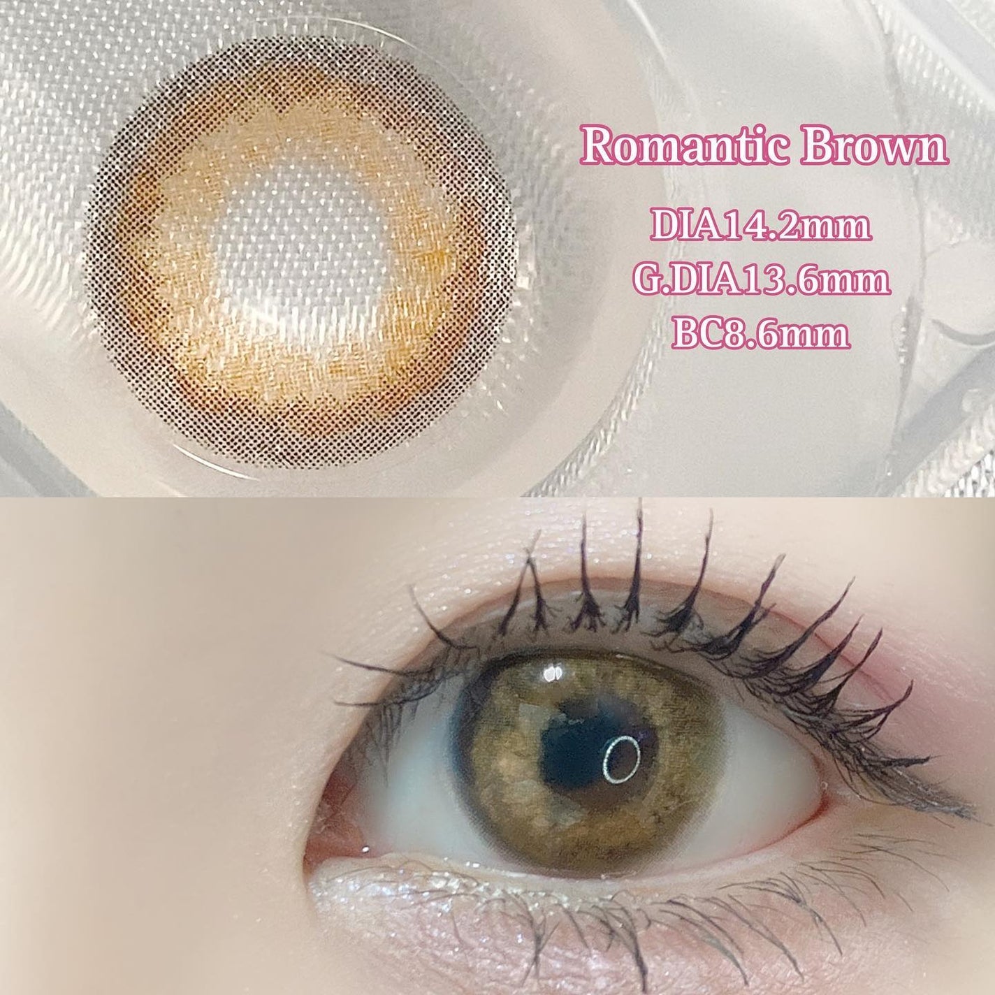 ROMANTIC/LensRang/カラーコンタクトレンズを使ったクチコミ(2枚目)