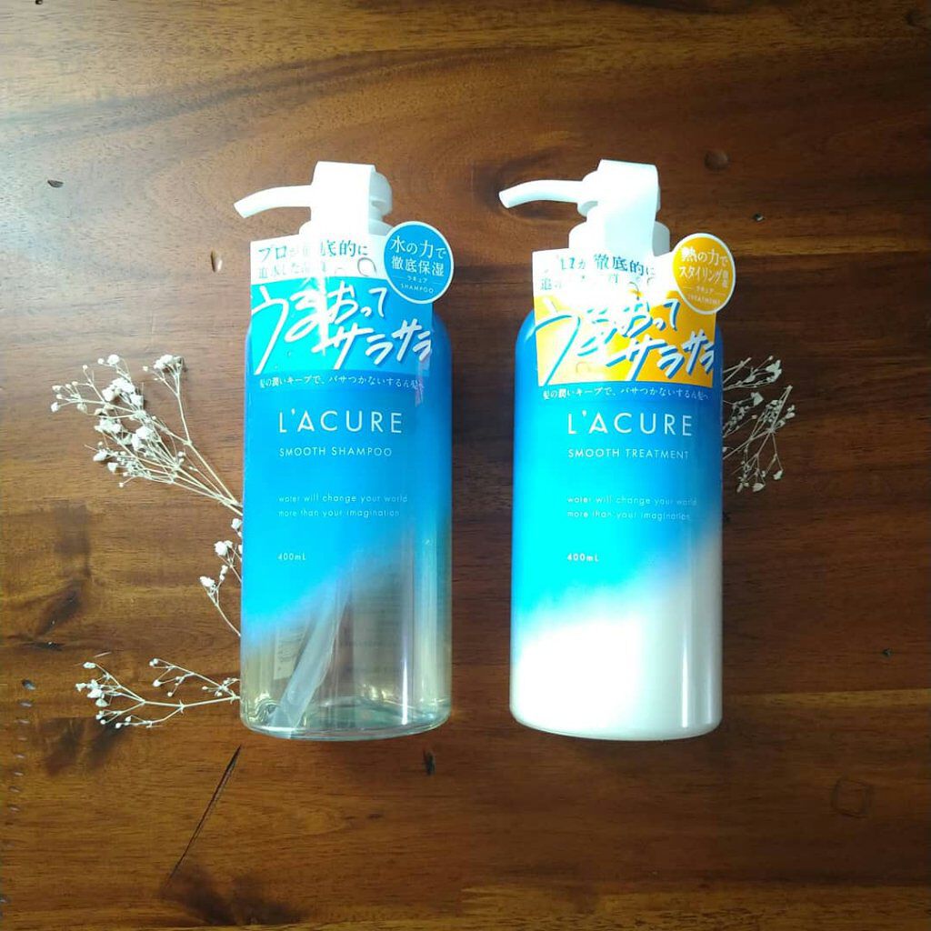 スムースシャンプー／スムーストリートメント/L'ACURE/市販シャンプーを使ったクチコミ（1枚目）