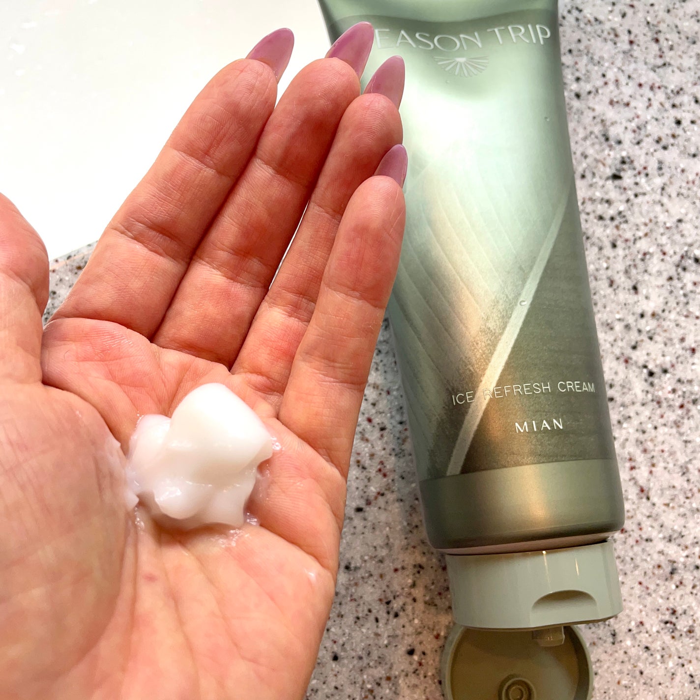 シーズントリップ アイスリフレッシュクリーム/ミアンビューティー/頭皮クレンジングを使ったクチコミ(1枚目)