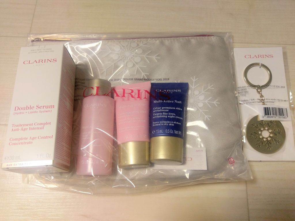 ダブル セーラム EX ホリデー キット MA/CLARINS/スキンケアキットを使ったクチコミ(1枚目)