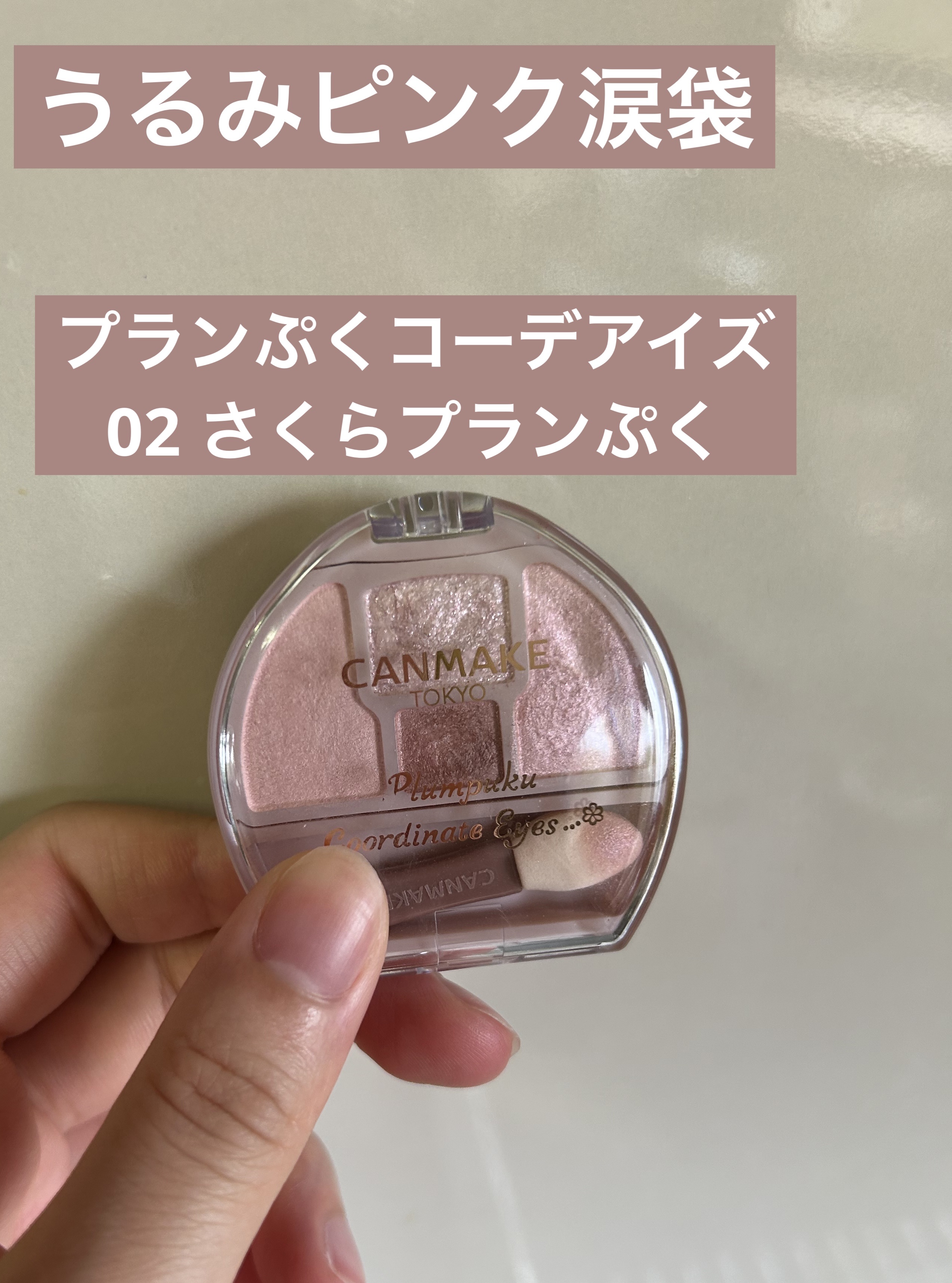 プランぷくコーデアイズ/キャンメイク/パウダーアイシャドウを使ったクチコミ（1枚目）