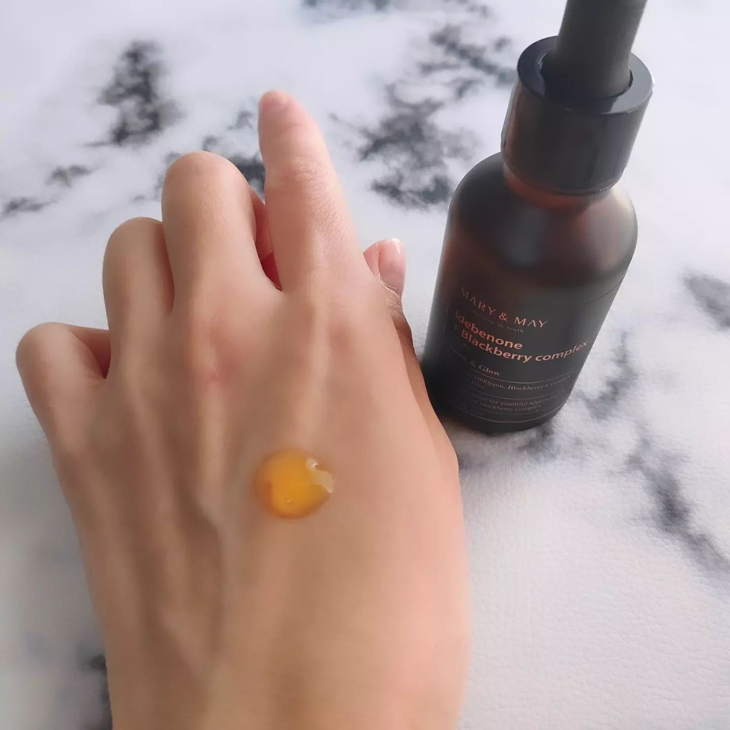 Idebenone＋Blackberry complex serum/MARY&MAY/美容液を使ったクチコミ（3枚目）