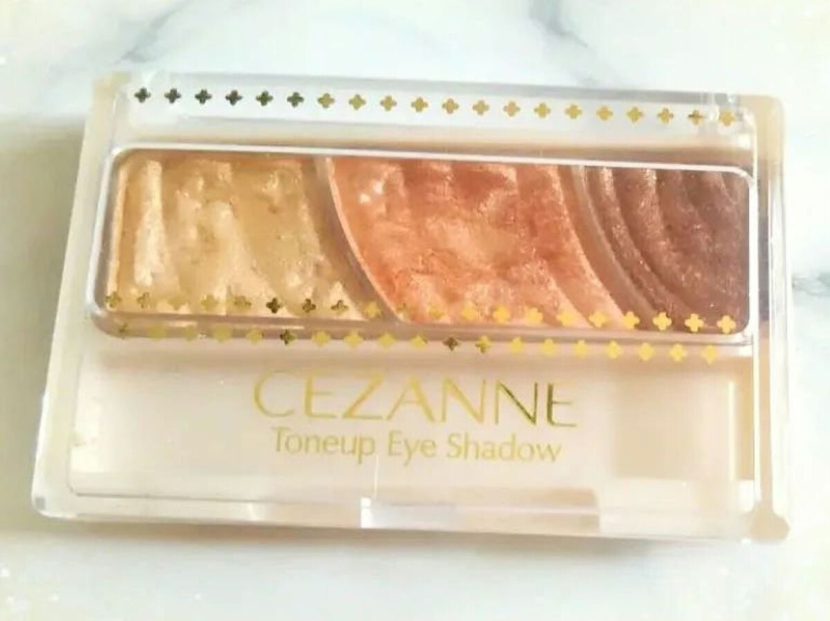 トーンアップアイシャドウ/CEZANNE/アイシャドウパレットを使ったクチコミ(1枚目)