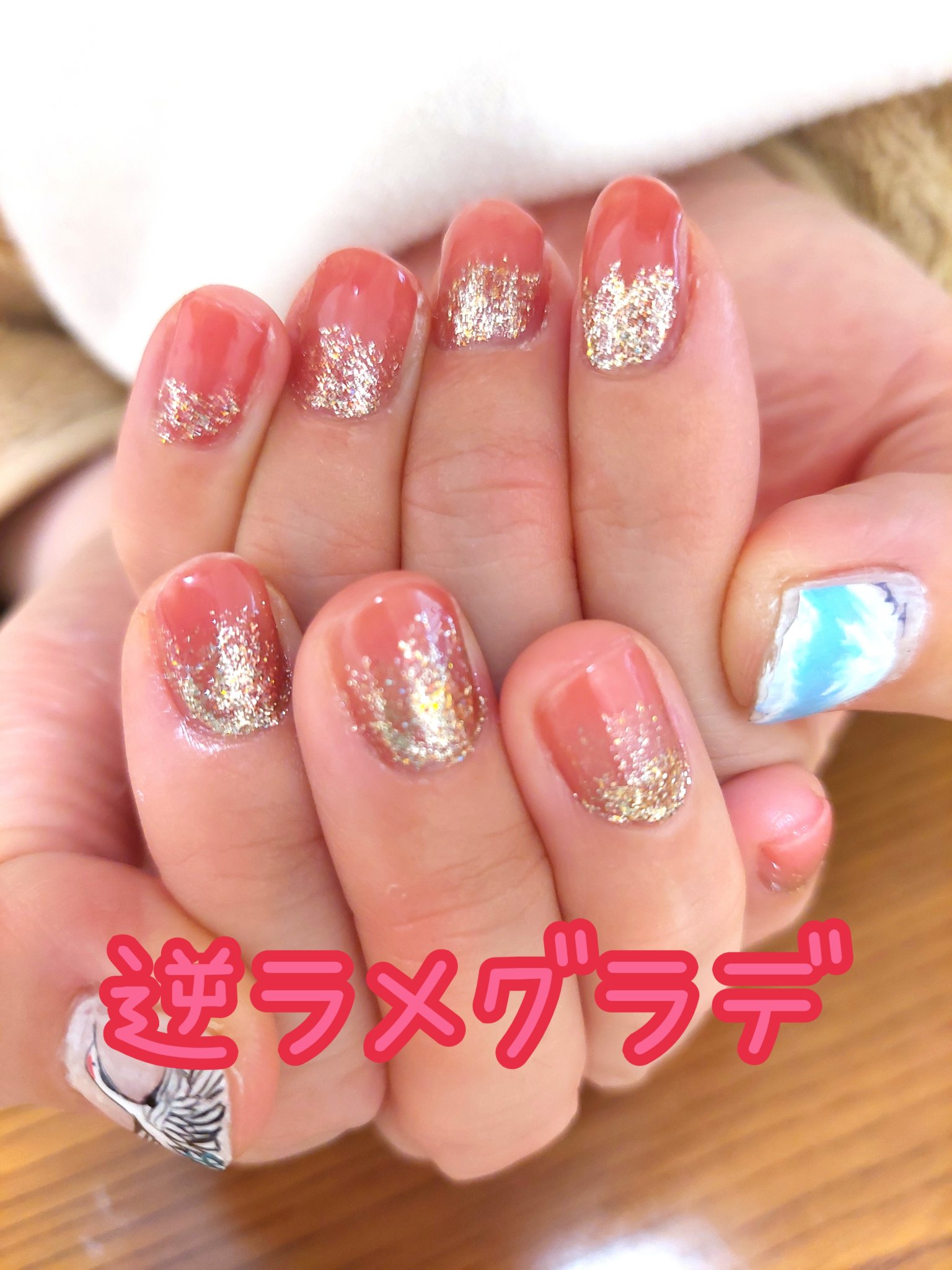 ネイルタウンジェル ティントグロスジェル  07 ハバナローズ/NAILTOWN/ジェルネイルを使ったクチコミ（2枚目）