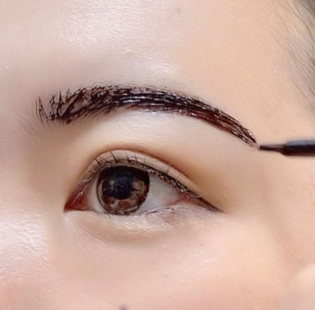 ブロウインク ジェルティント/MAYBELLINE NEW YORK/眉ティントを使ったクチコミ(4枚目)