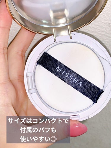 M クッション ファンデーション(モイスチャー)/MISSHA/クッションファンデーションを使ったクチコミ（3枚目）