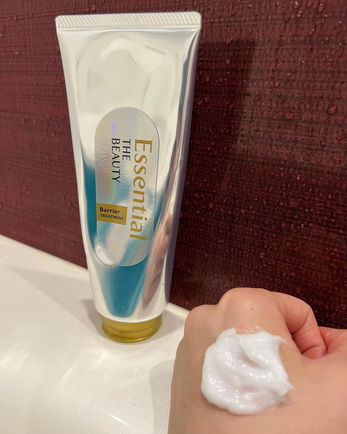 髪のキメ美容バリアトリートメント/エッセンシャル/洗い流すヘアトリートメントを使ったクチコミ(3枚目)