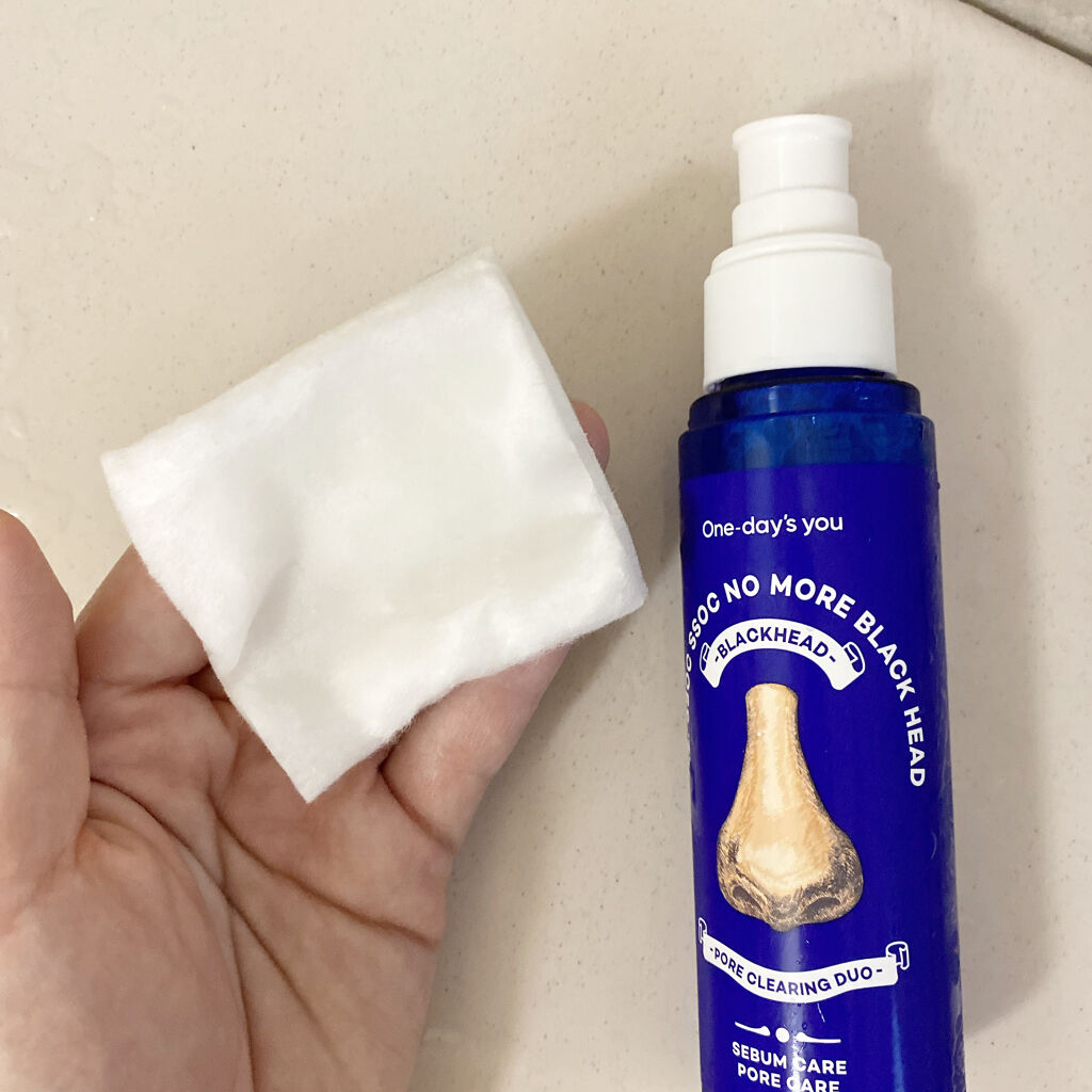 ノーモアブラックヘッド(ノーズピーリング)/One-day's you/スクラブ・ゴマージュを使ったクチコミ（2枚目）