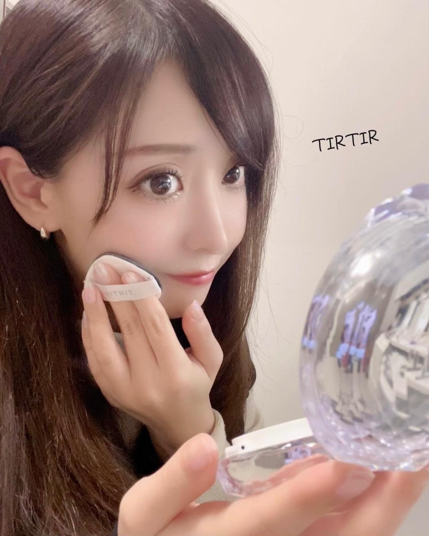 マスクフィット クリスタルメッシュクッション/TIRTIR(ティルティル)/クッションファンデーションを使ったクチコミ(1枚目)