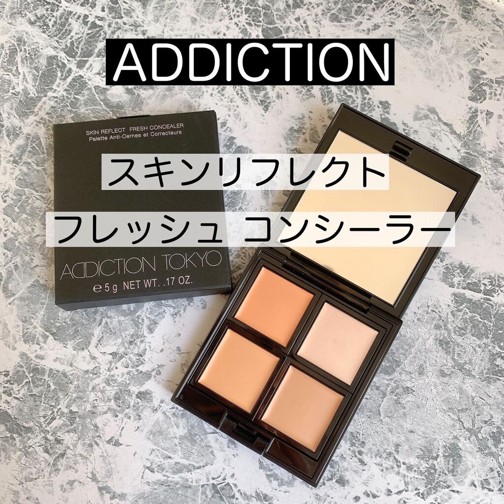 スキンリフレクト フレッシュ コンシーラー/ADDICTION/パレットコンシーラーを使ったクチコミ(1枚目)