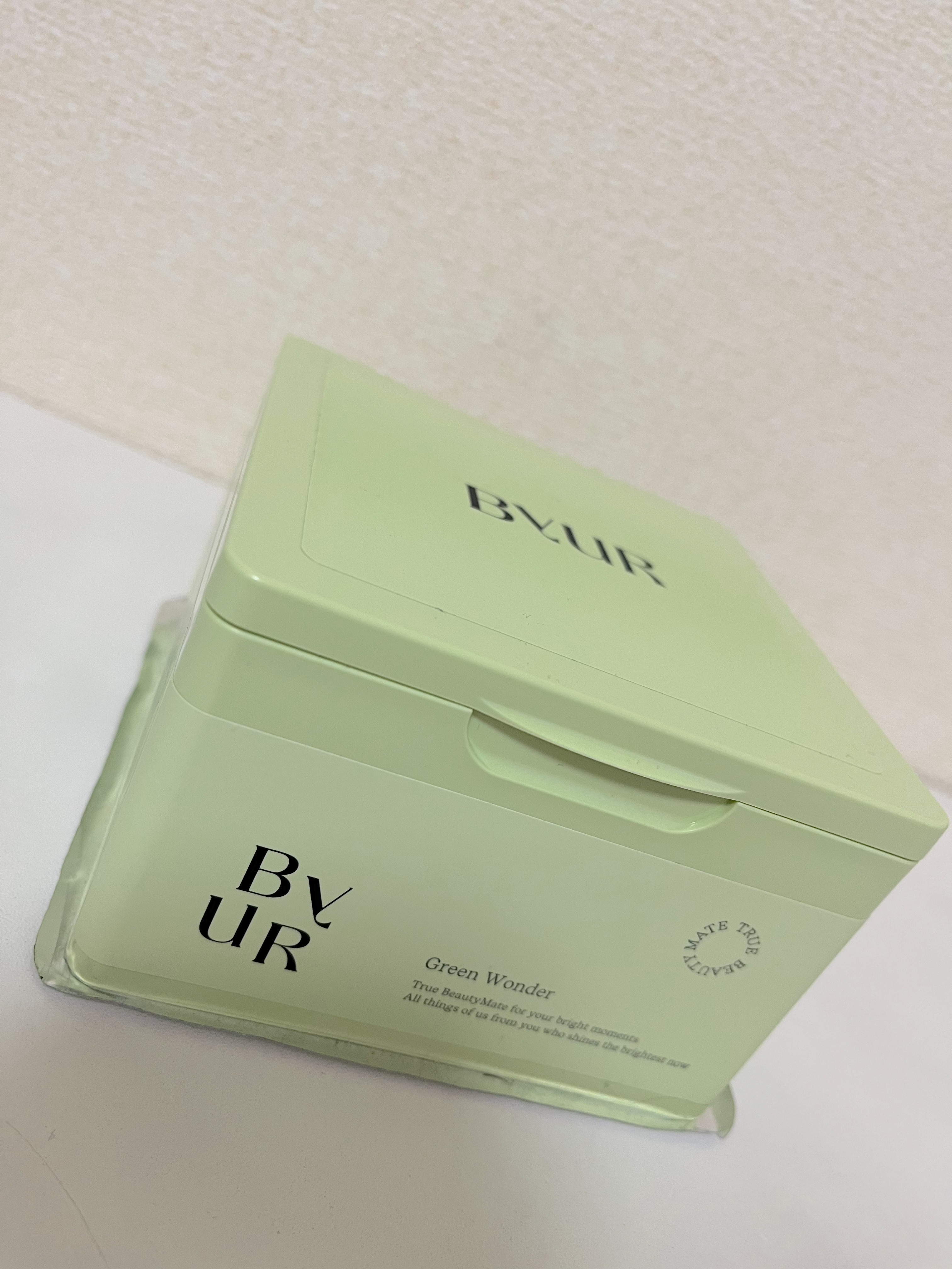 バイユア スージンググリーン デイリーアクアセラムマスク/ByUR/シートマスク・パックを使ったクチコミ（2枚目）