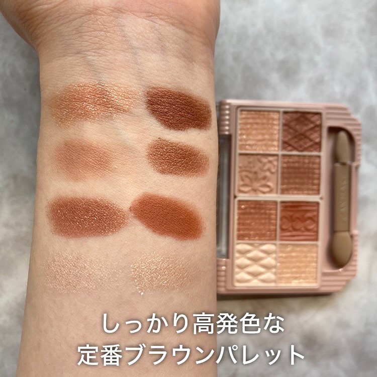 プティパレットアイズ/キャンメイク/パウダーアイシャドウを使ったクチコミ（3枚目）