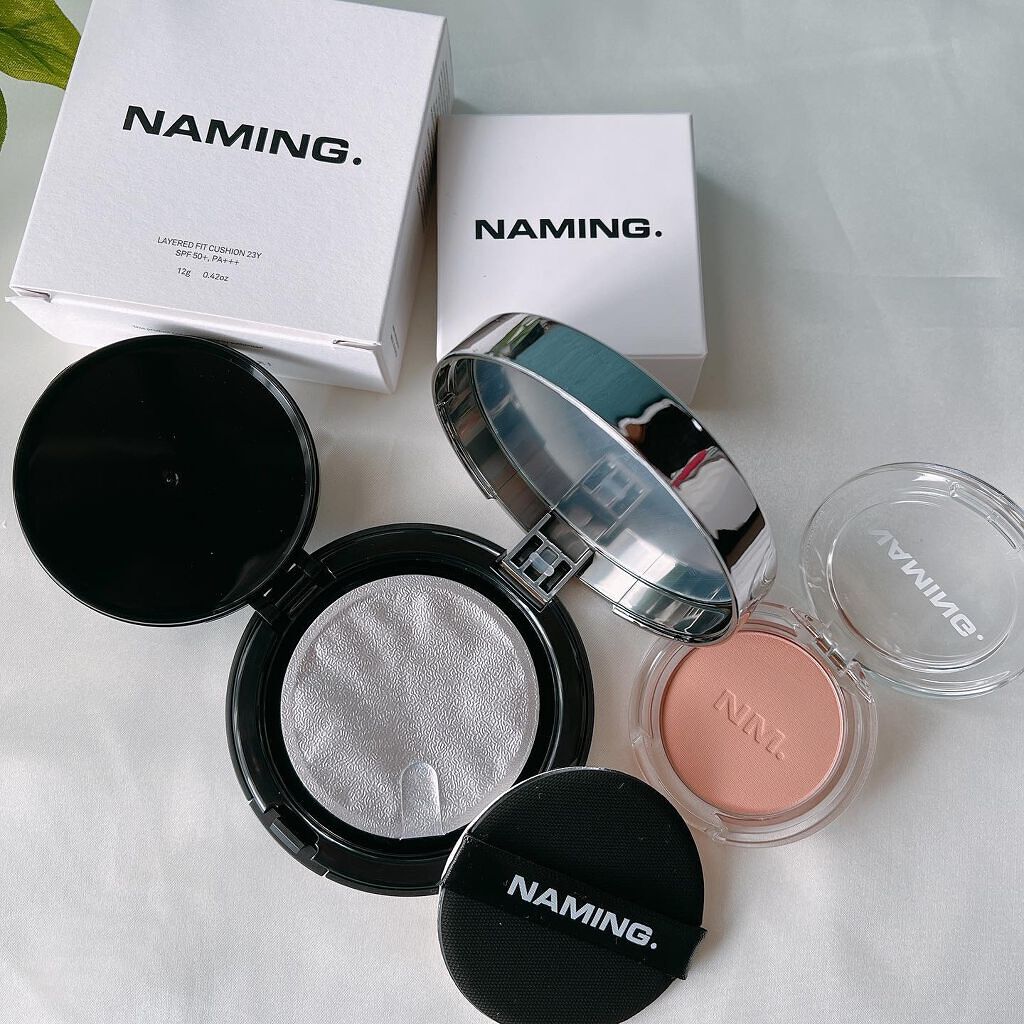 ネーミング フラッフィーパウダーブラッシュ ORR02 BAGEL/NAMING./パウダーチークを使ったクチコミ（2枚目）