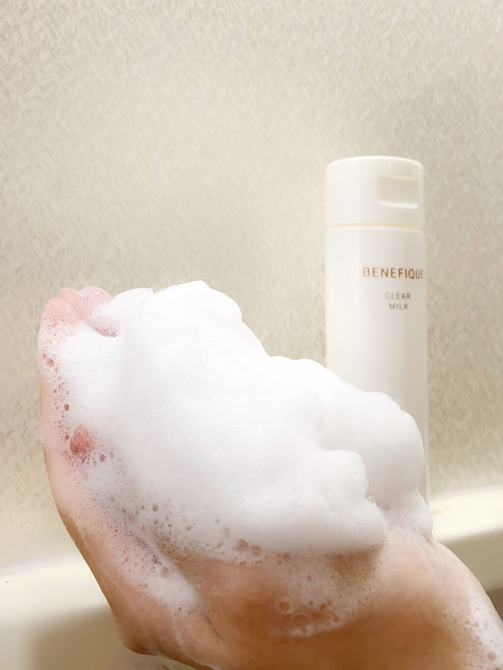 クリアミルク/BENEFIQUE/その他洗顔料を使ったクチコミ（1枚目）