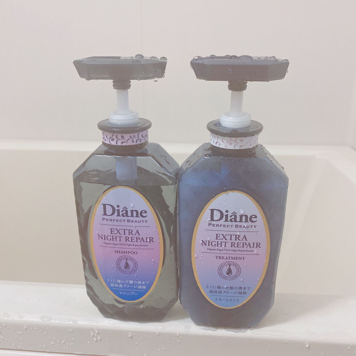 エクストラナイトリペア シャンプー&トリートメント/ダイアン/市販シャンプーを使ったクチコミ(1枚目)